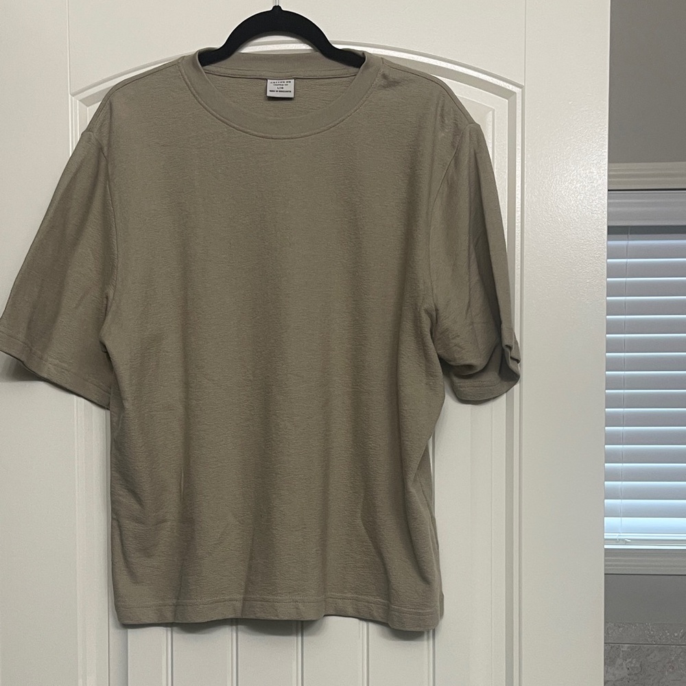 Cotton On Cropped Fit Tee in Beige